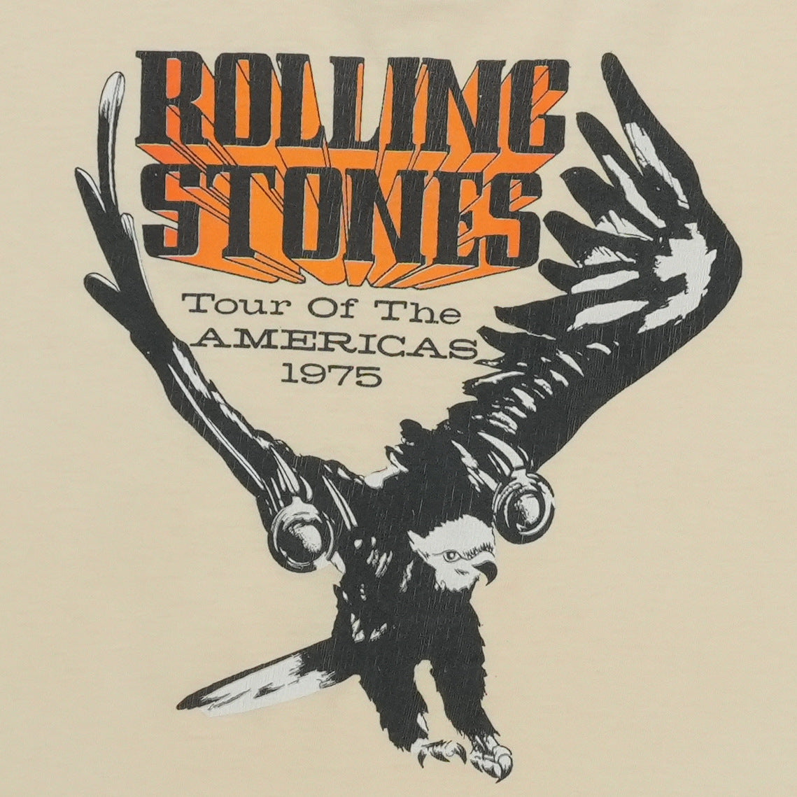 1975 Rolling Stones Tour Of The Americas Shirt Detail 1