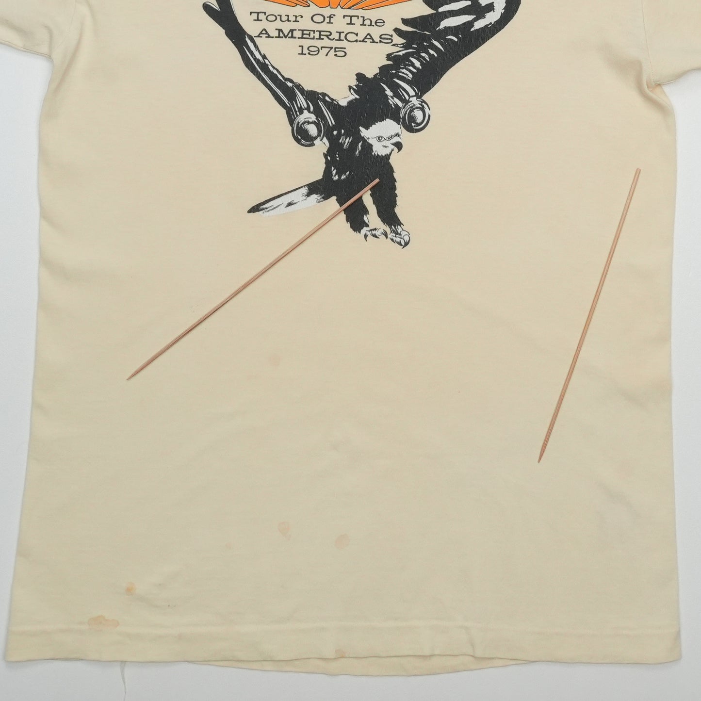 1975 Rolling Stones Tour Of The Americas Shirt Detail 2