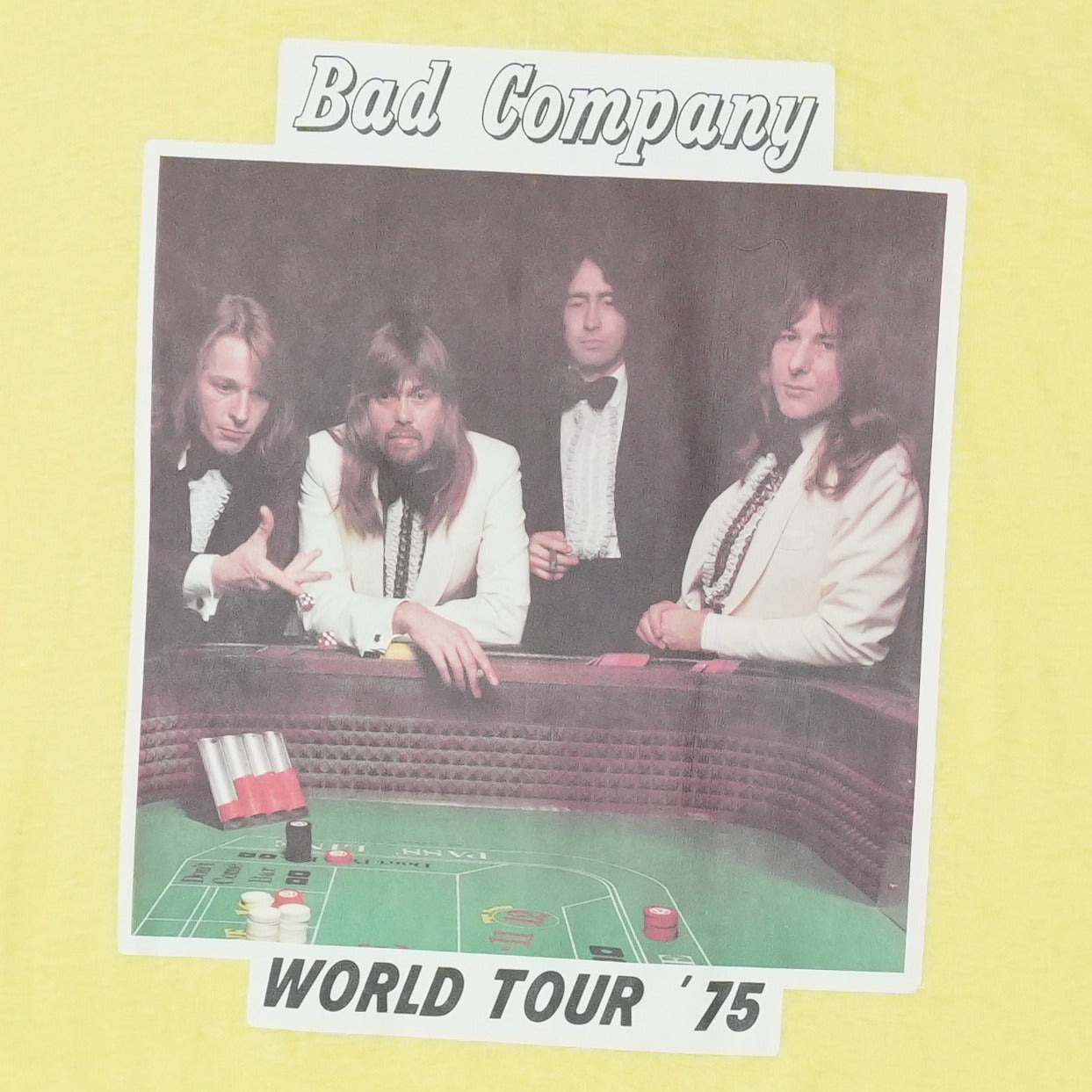 1975 Bad Company World Tour Shirt