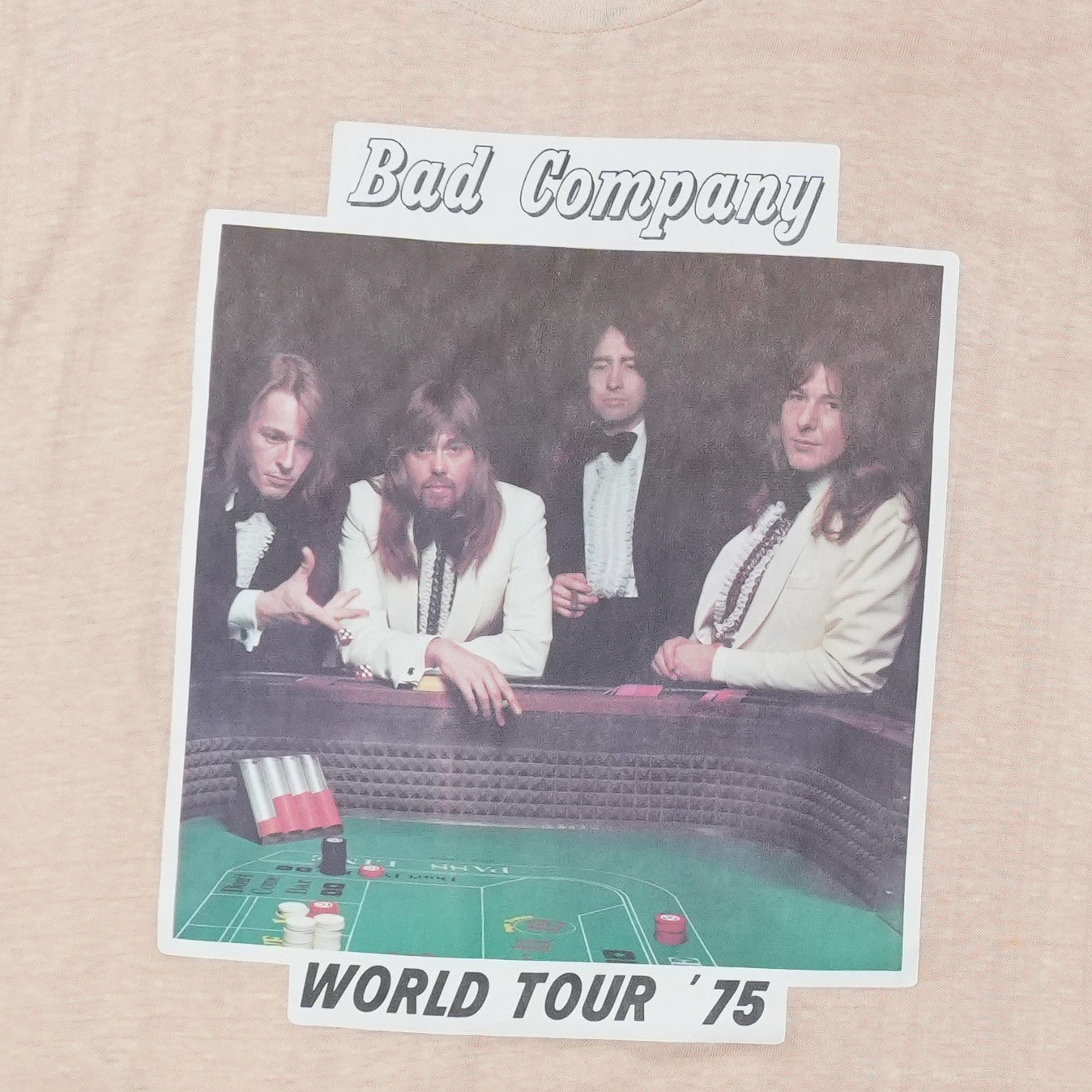 1975 Bad Company World Tour Shirt
