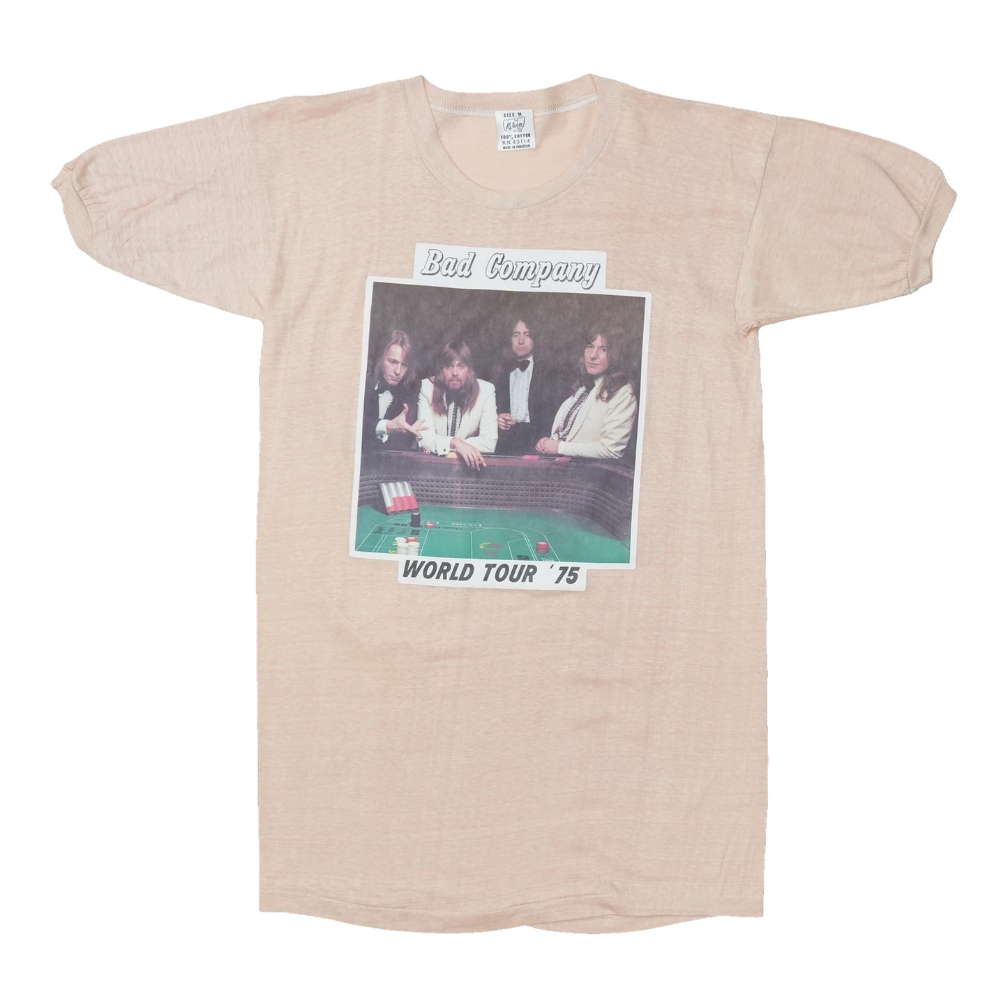 1975 Bad Company World Tour Shirt