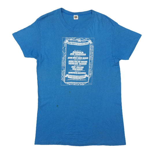 1975 Bill Graham Greek Theatre Summer Festival Staff Shirt