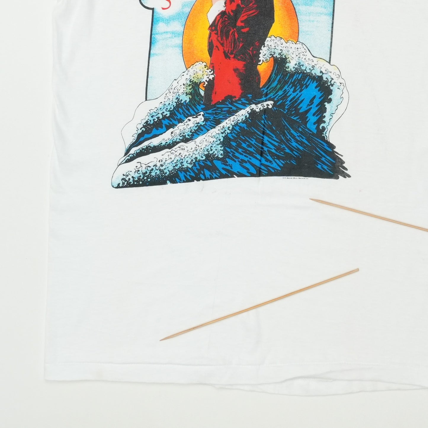 1975 Rod Stewart Atlantic Crossing Ringer Shirt