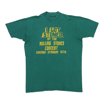 1975 Rolling Stones I Got Stoned Chicago Concert Shirt