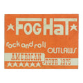 1975 Foghat Rock And Roll Outlaws American Tour Backstage Pass front