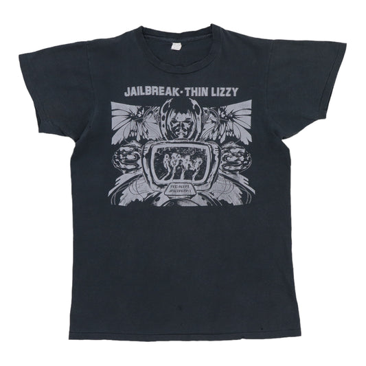 1976 Thin Lizzy Jailbreak Hegewisch Records Shirt