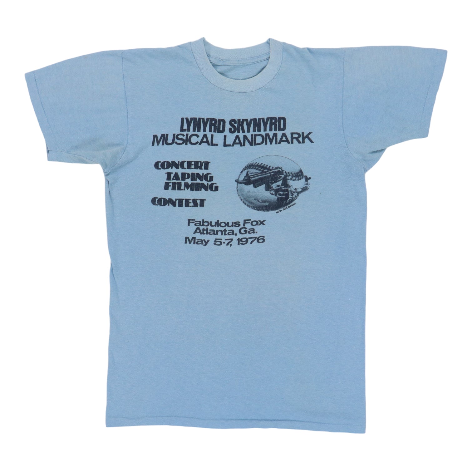 87's LYNYRD SKYNYRD バンドラグランTee 1976 Lynyrd Skynyrd Concert Taping Shirt | Authentic Vintage Tee