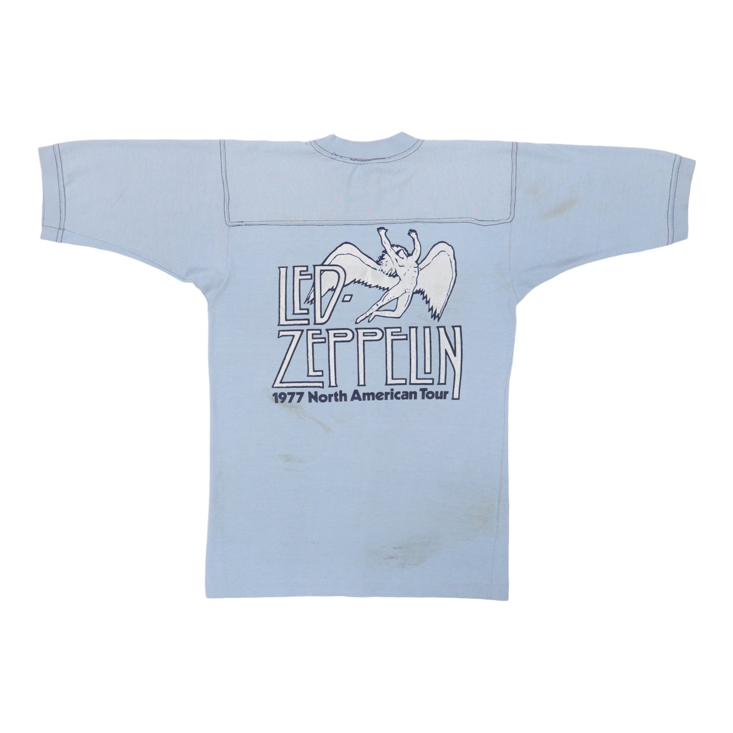 1977 Led Zeppelin Concerts West Crew Tour Shirt