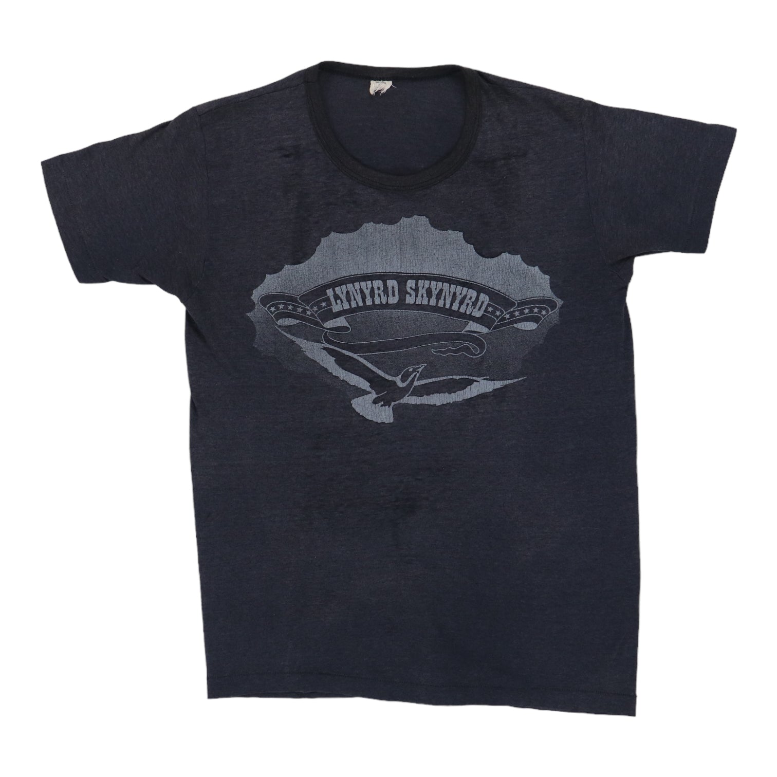 洋楽 Skrewd History Collection Original vintage 1976 Lynyrd Skynyrd Showco Crew Tour Shirt
