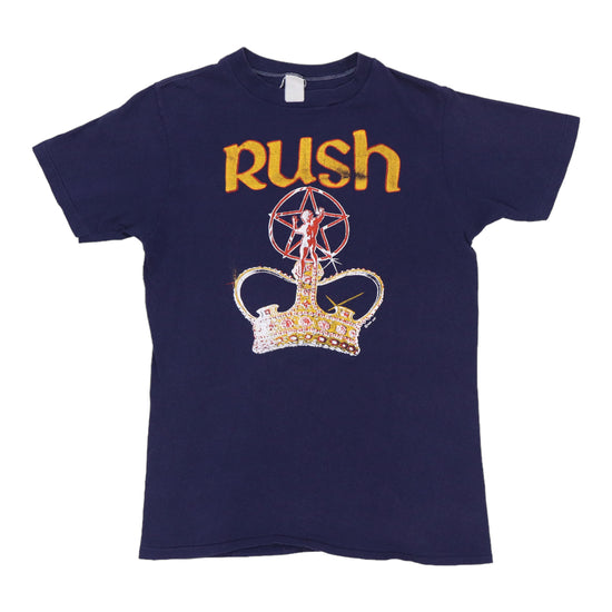 Rush American Tour 1977 T-Shirt carbone screziato, Nero, XX