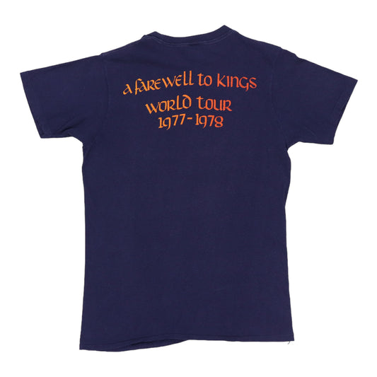 1977 Rush Farewell To Kings Tour Shirt