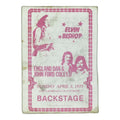 1977 Elvin Bishop Santa Barbara County Bowl Backstage Pass front