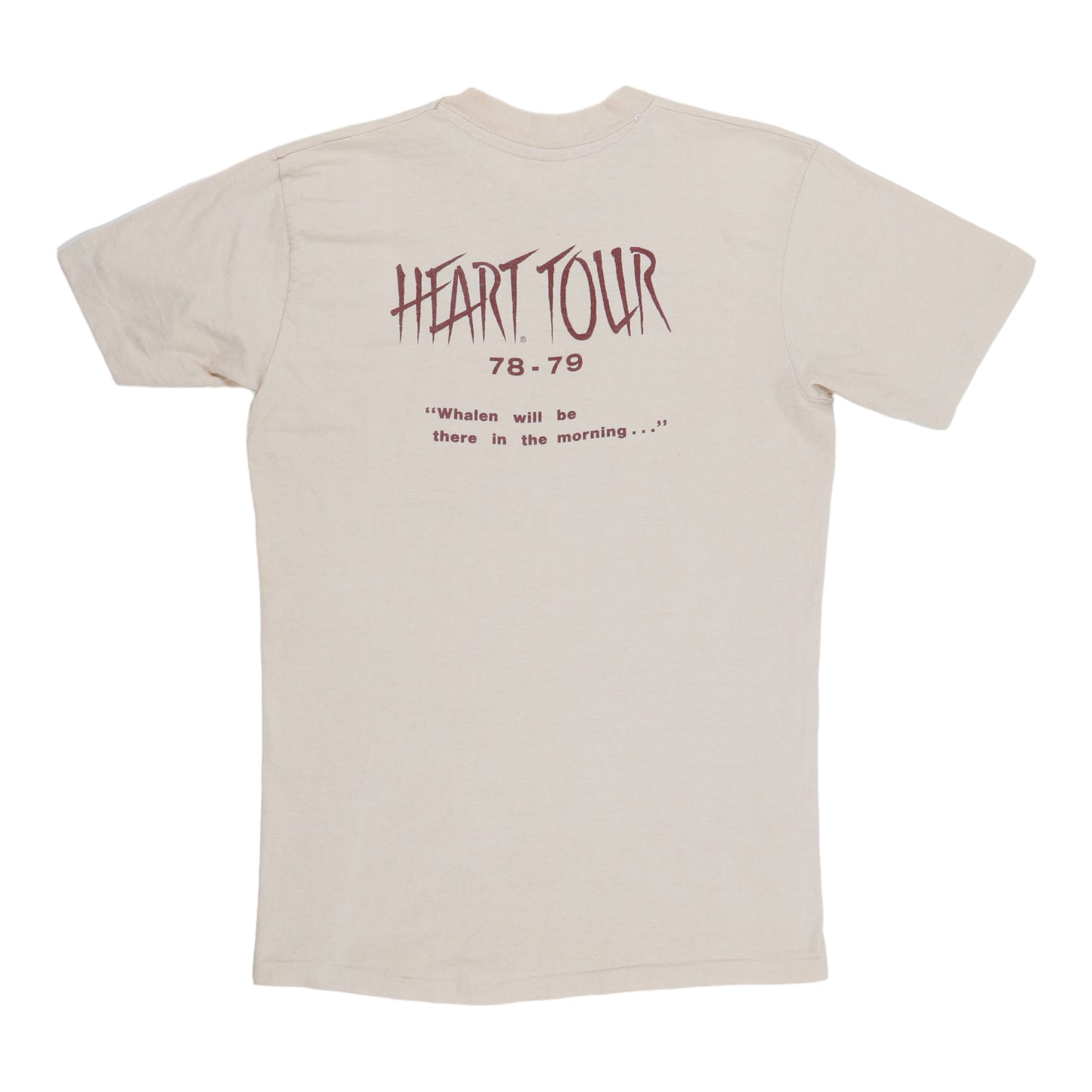1978 Heart Whalen Rigging Crew Tour Shirt