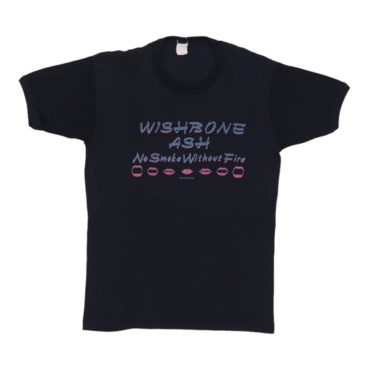 1978 Wishbone Ash No Smoke Without Fire Promo Shirt