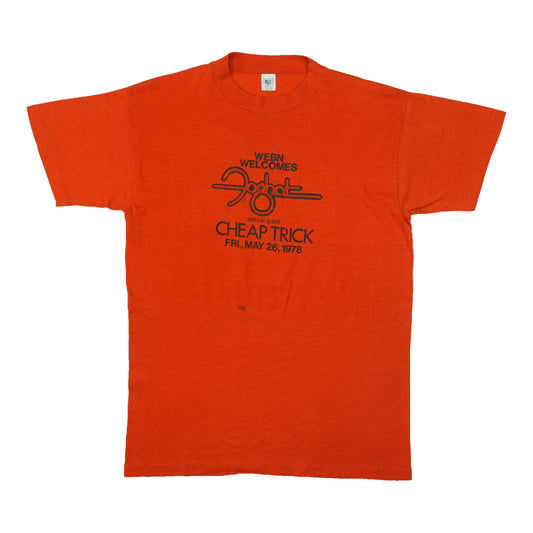 1978 Foghat Cheap Trick Riverfront Coliseum WEBN Concert Shirt