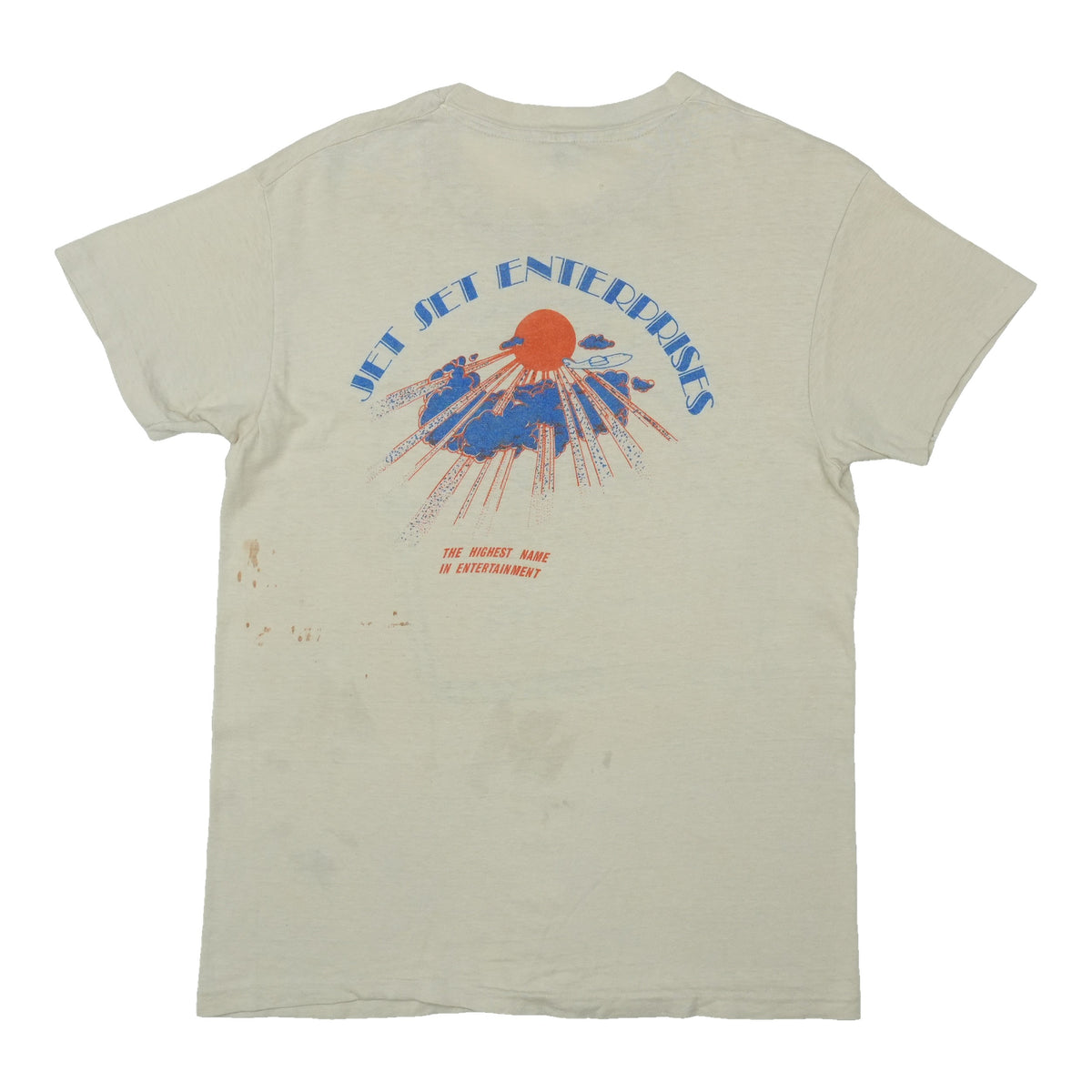 1978 Foghat Point Blank Jacksonville Jet Set Enterprises Concert Shirt
