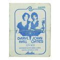 1978 Hall And Oates Santa Monica Civic Backstage Pass front
