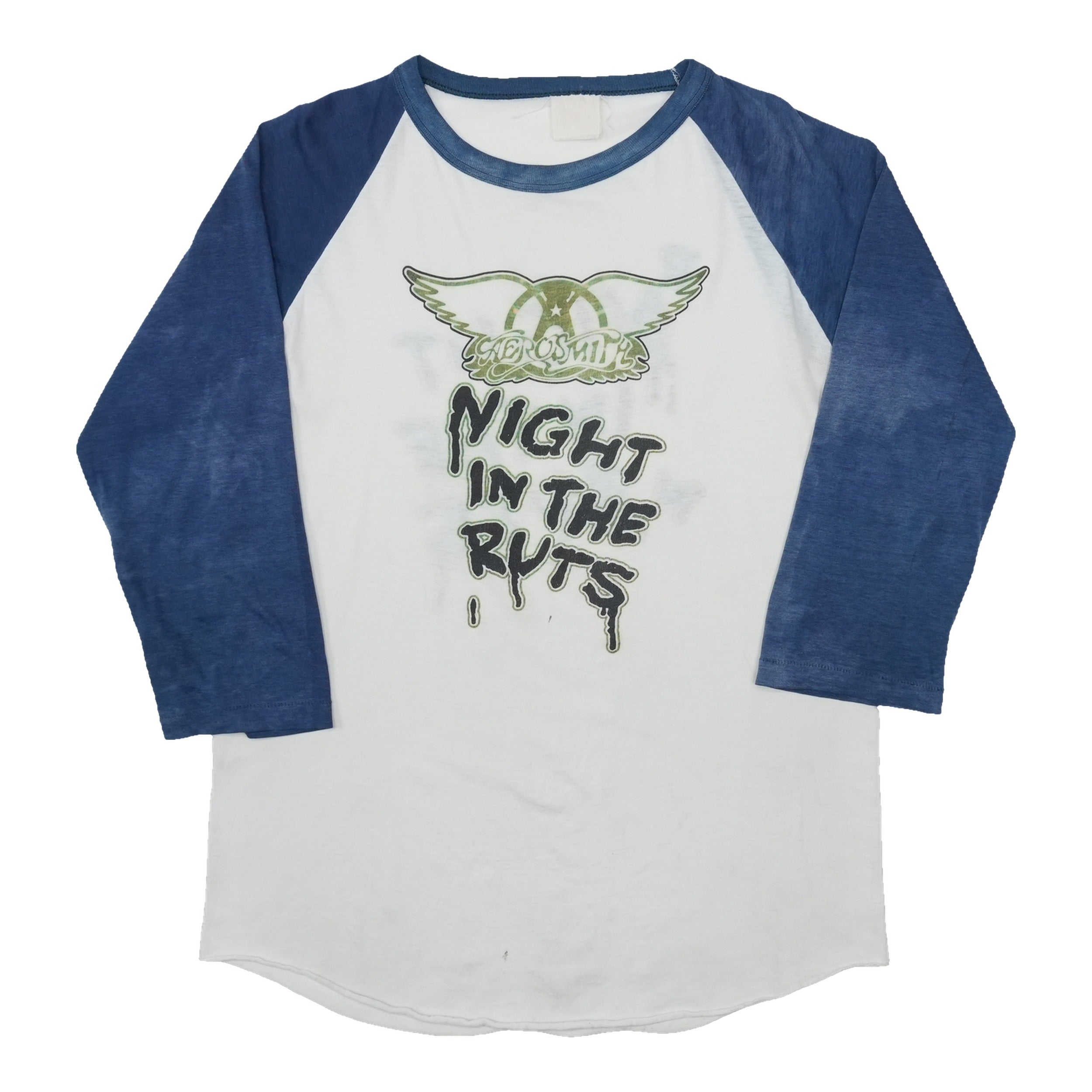 1979 Aerosmith Night In The Ruts Raglan Shirt