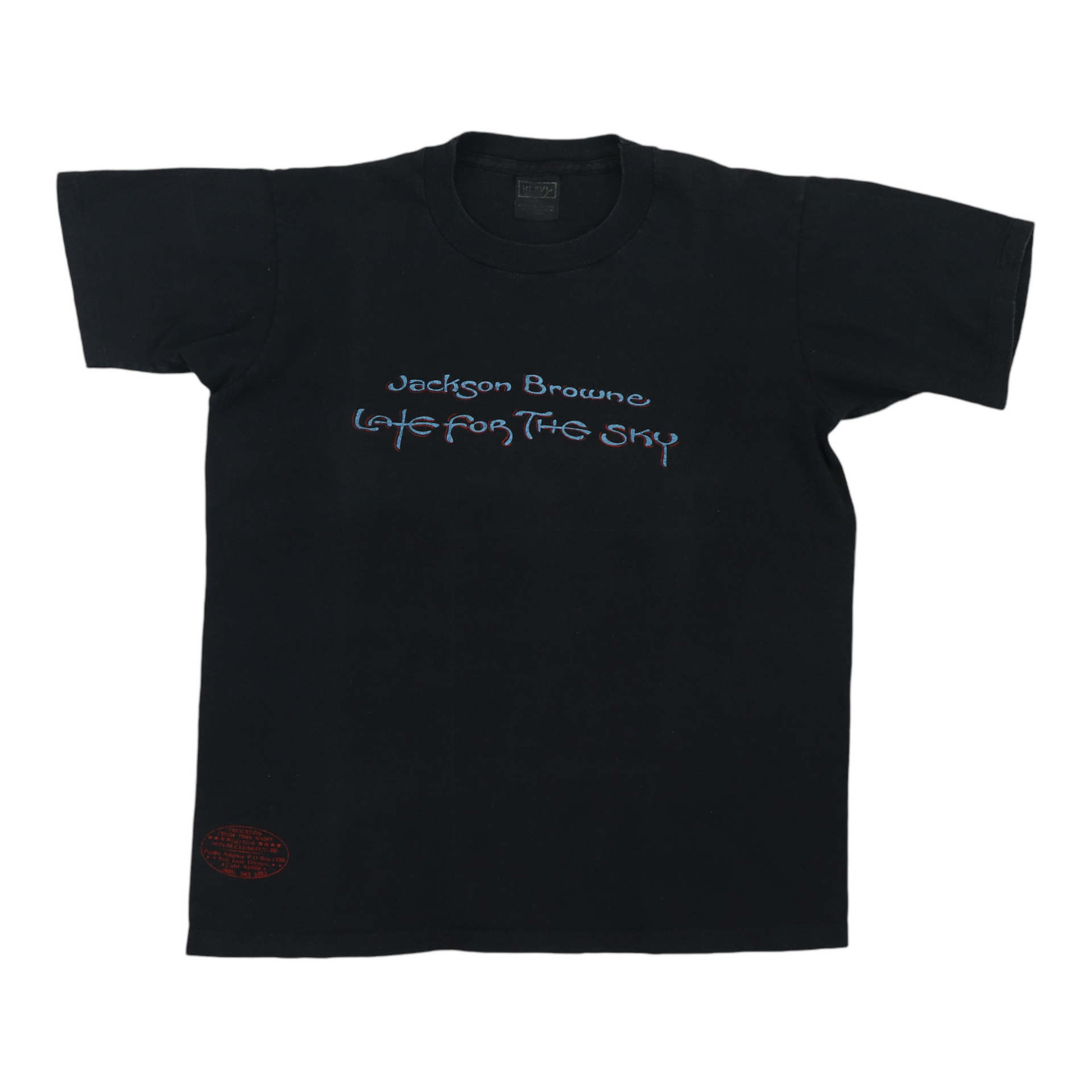 Jackson Browne Raitt 他 NO NUKES Tシャツ '97 Vintage Jackson Browne Hold Out Tour Single Stitch No Nukes
