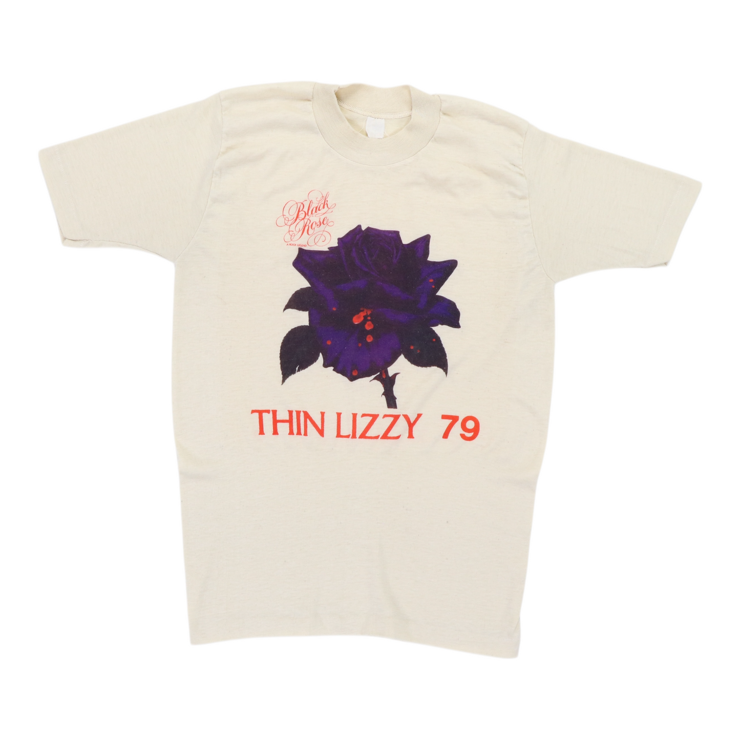 1979 Thin Lizzy Black Rose Tour Shirt