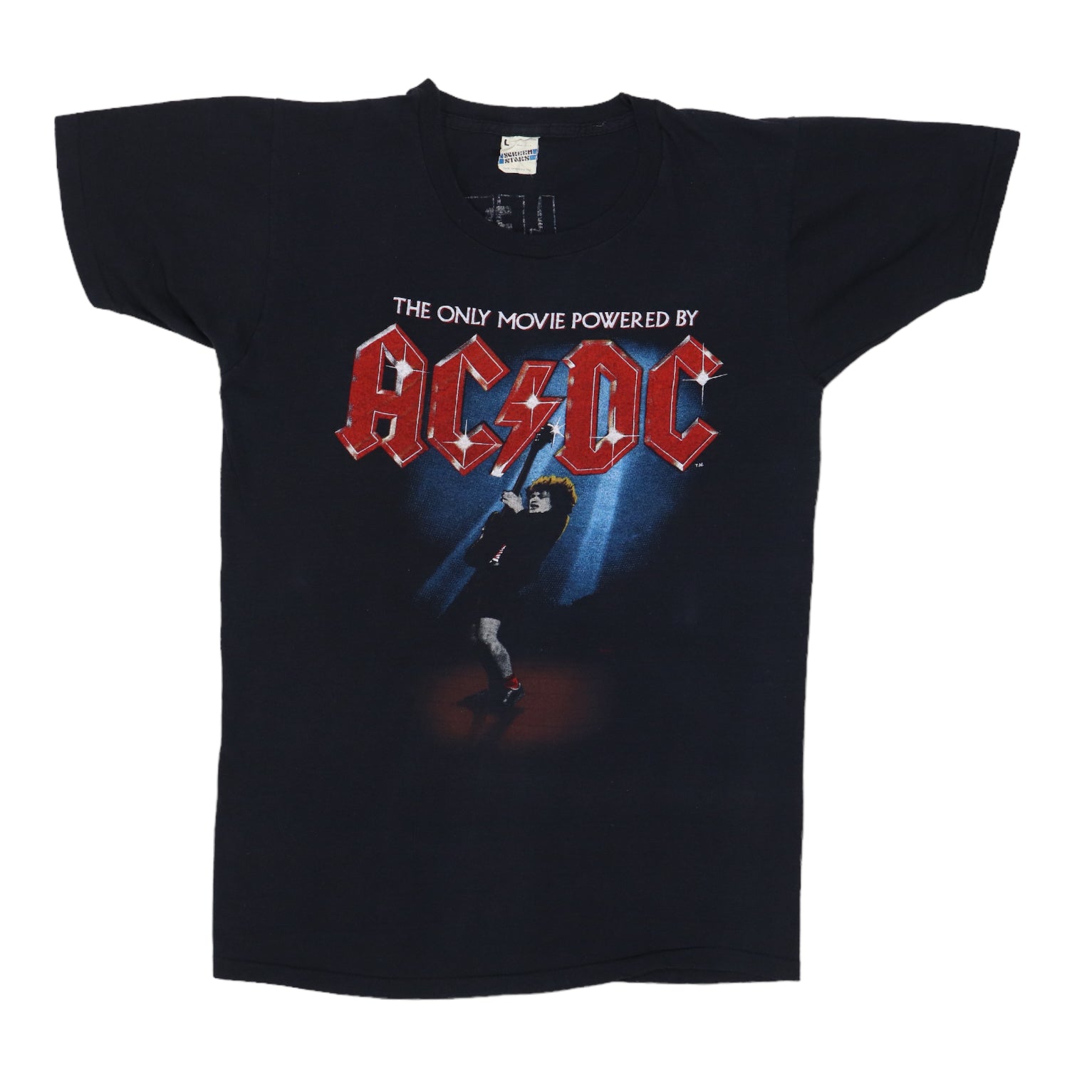 Maglietta Unisex ACDC Let There Be Rock – Ufficiale, Nero, Cotone, Taglia L