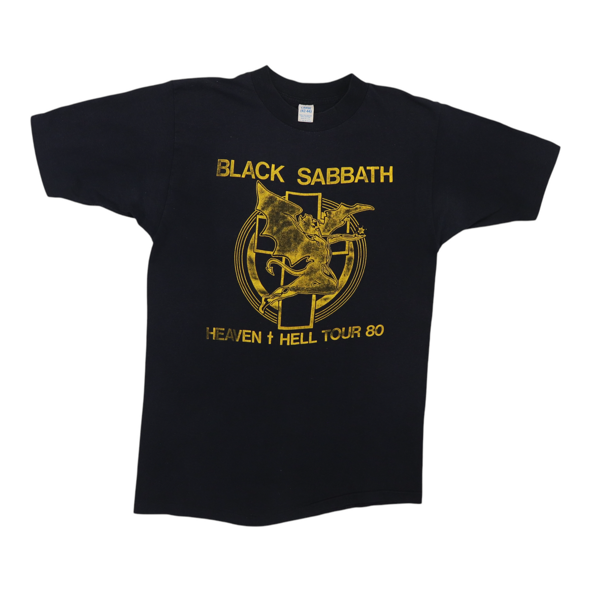1980 Black Sabbath Heaven and Hell Tour Shirt | Authentic Vintage