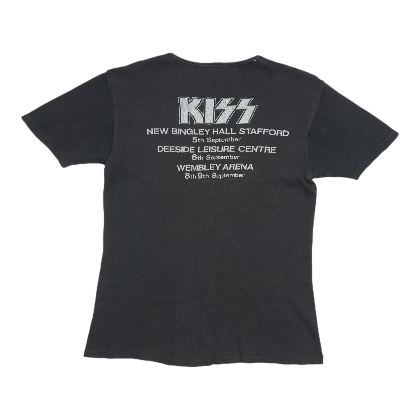 1980 KISS Unmasked Tour Shirt Back
