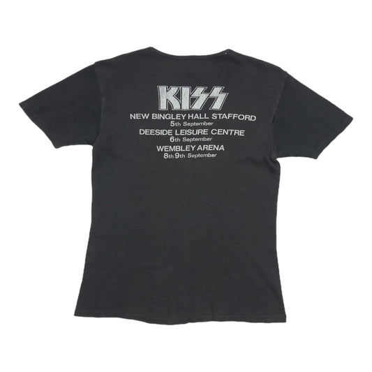 1980 KISS Unmasked Tour Shirt Back