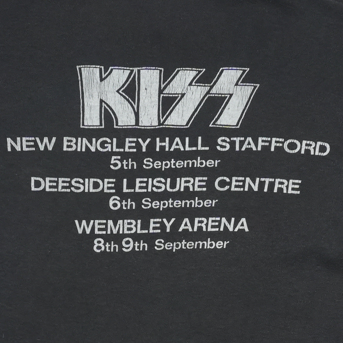 1980 KISS Unmasked Tour Shirt Detail 4