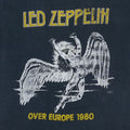 1980 Led Zeppelin Over Europe Tour Shirt