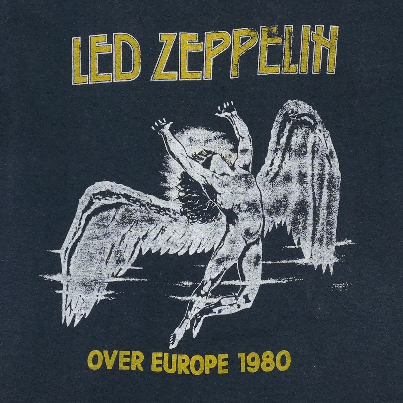 1980 Led Zeppelin Over Europe Tour Shirt