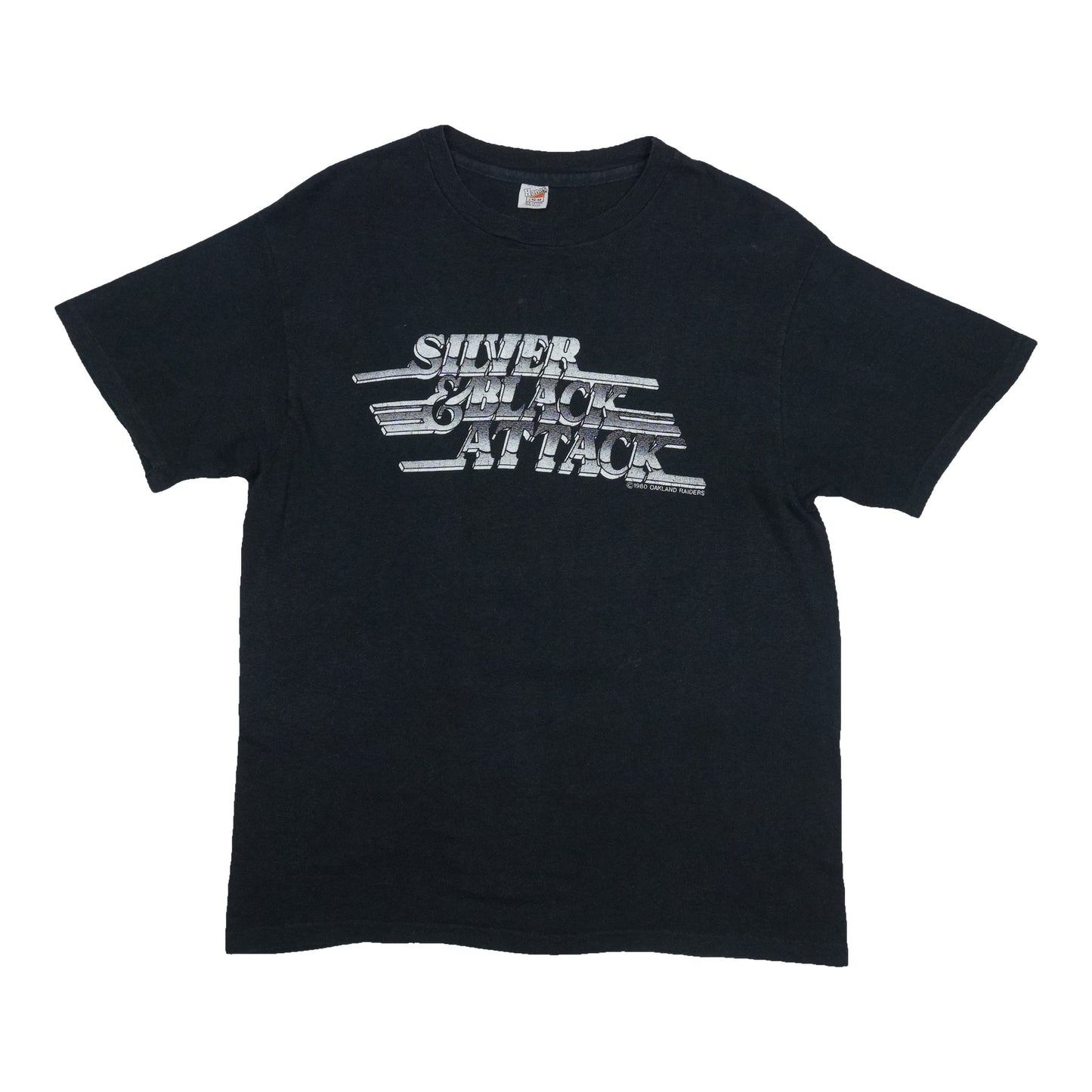 1980 Oakland Raiders Silver And Black Attack Shirt