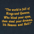 1980 Black Sabbath Heaven And Hell Tour Shirt
