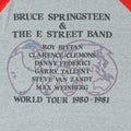 1980 Bruce Springsteen And The E Street Band World Tour Jersey