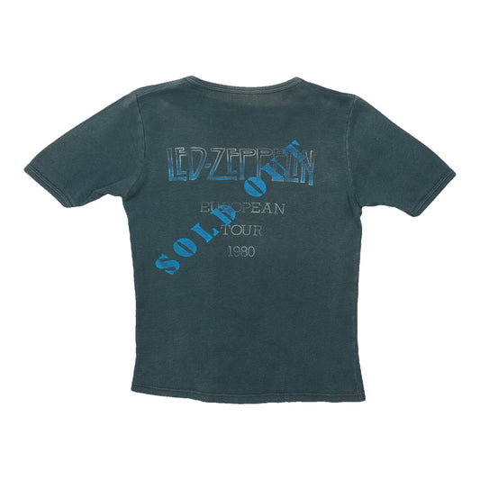 1980 Led Zeppelin European Final Tour Shirt