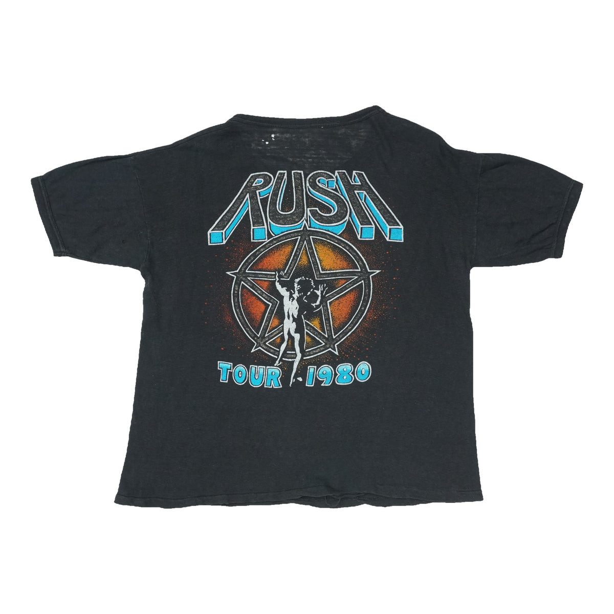 1980 Rush Permanent Waves Tour Shirt