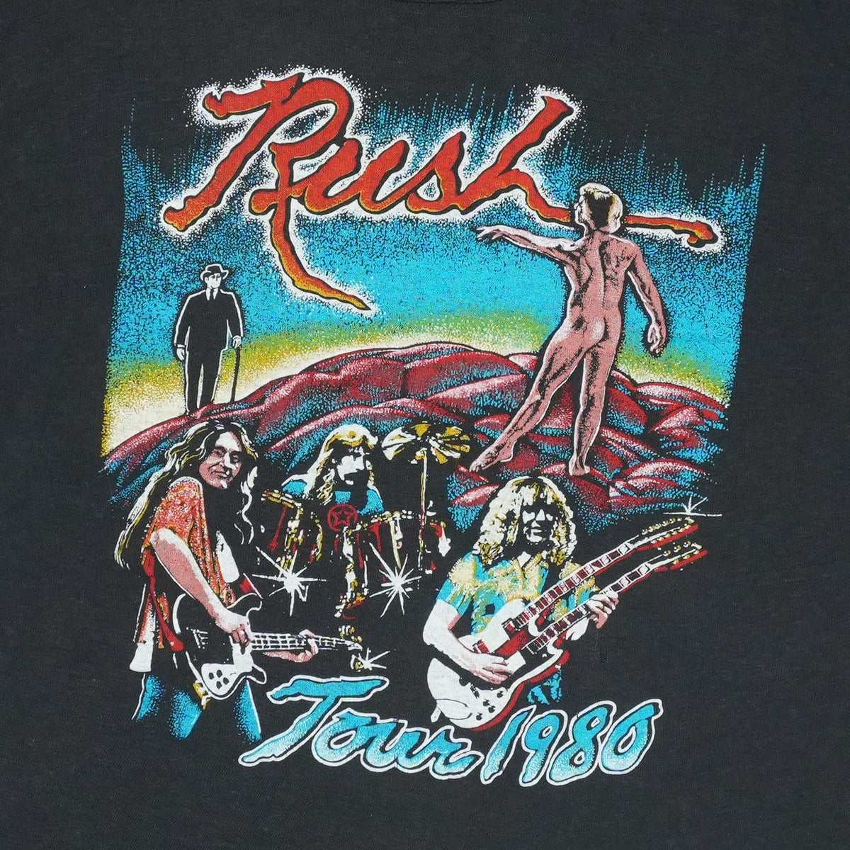 1980 Rush Permanent Waves Tour Shirt