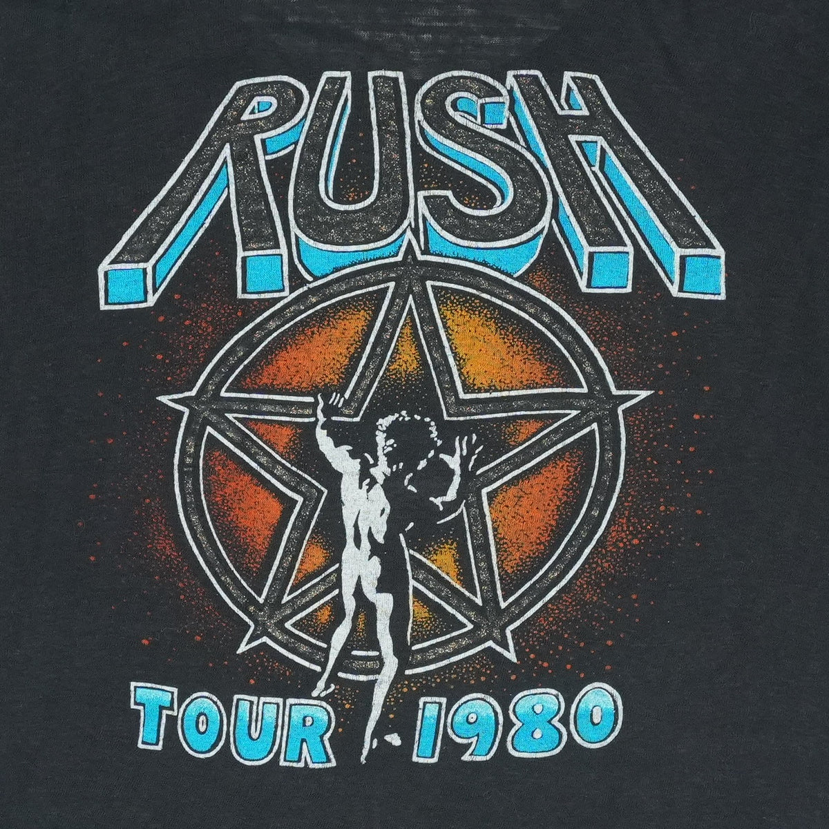 1980 Rush Permanent Waves Tour Shirt