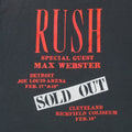 1980 Rush World Tour Shirt