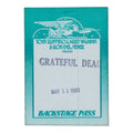 1980 Grateful Dead Backstage Pass