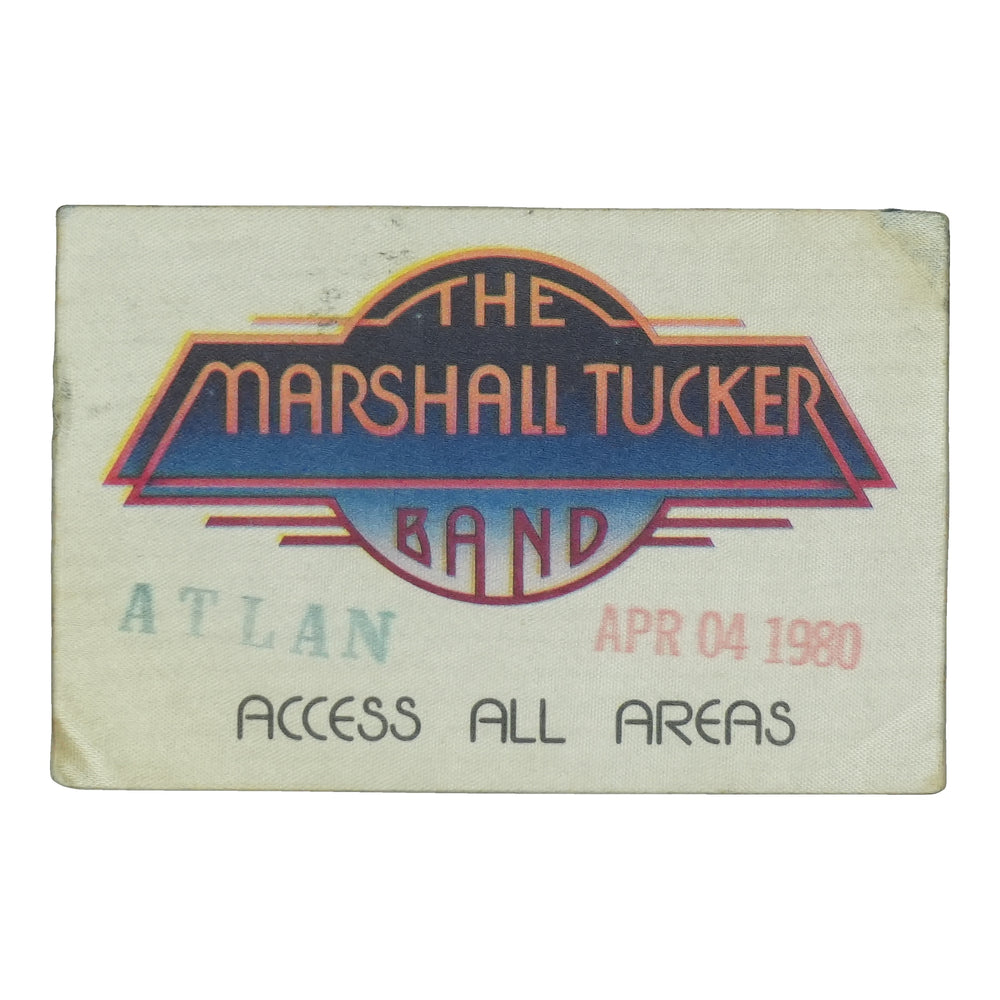 1980 The Marshall Tucker Band Access All Areas Backstage Pass front