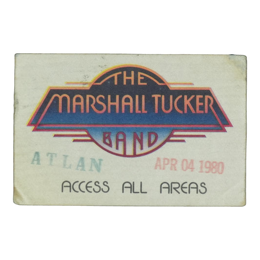 1980 The Marshall Tucker Band Access All Areas Backstage Pass front