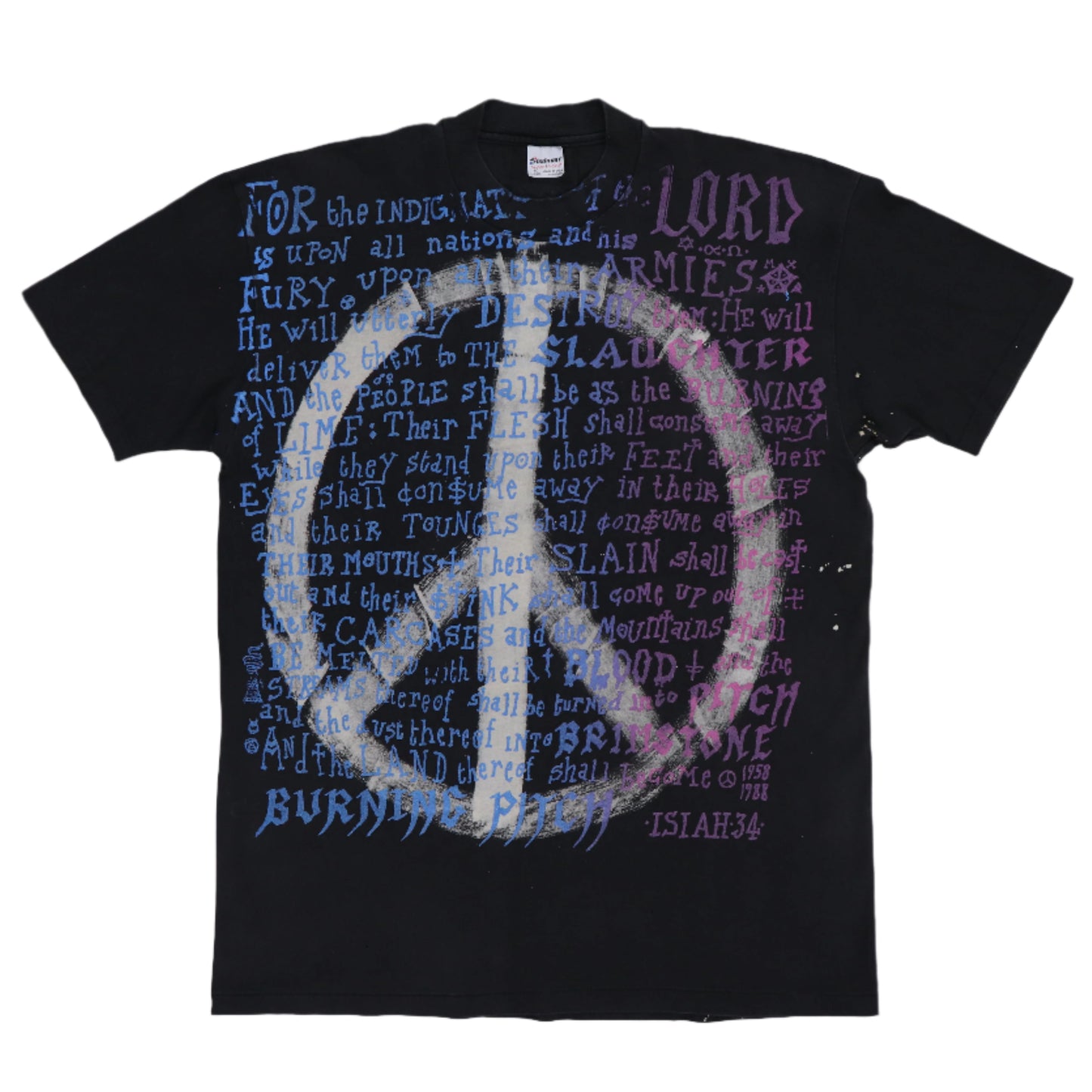 1980s Aleister Crowley Peace Mosquitohead Shirt