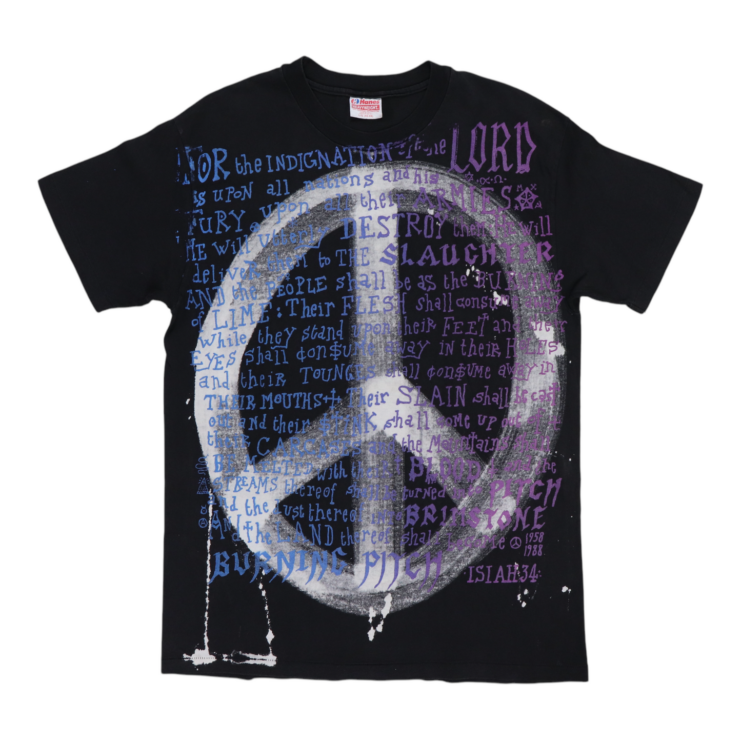 1980s Aleister Crowley Peace Mosquitohead Shirt