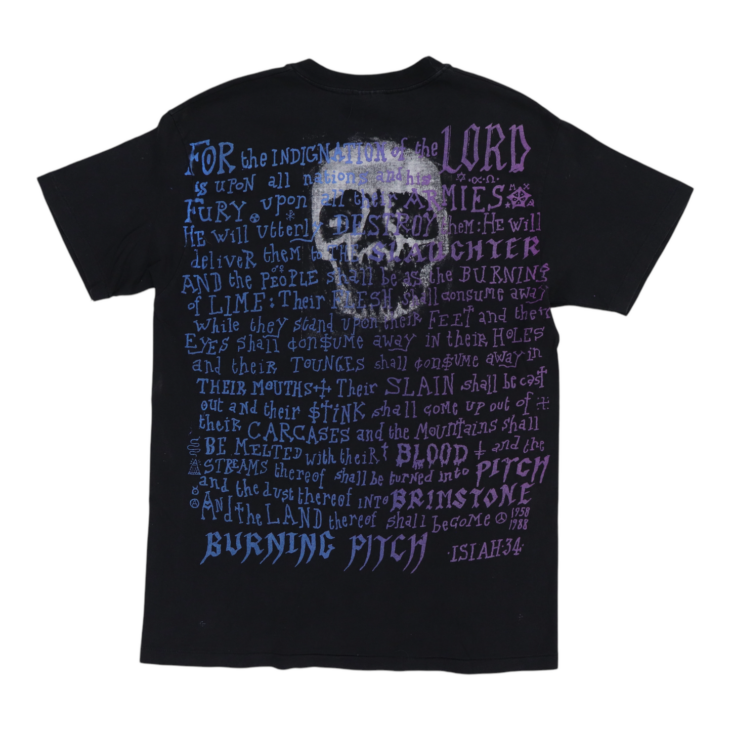 1980s Aleister Crowley Peace Mosquitohead Shirt
