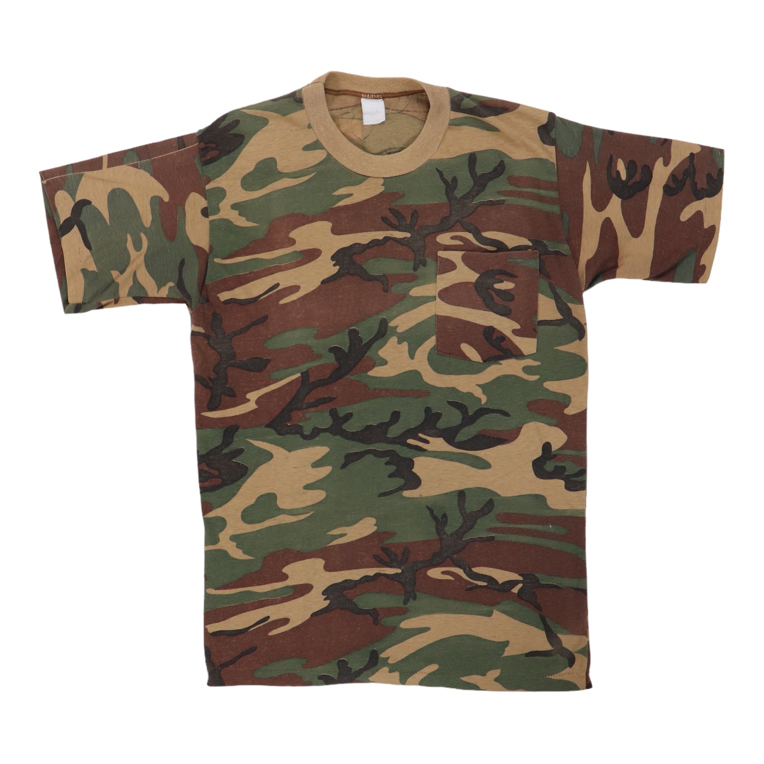 Army Patch Camo Trim Pocketed Tee