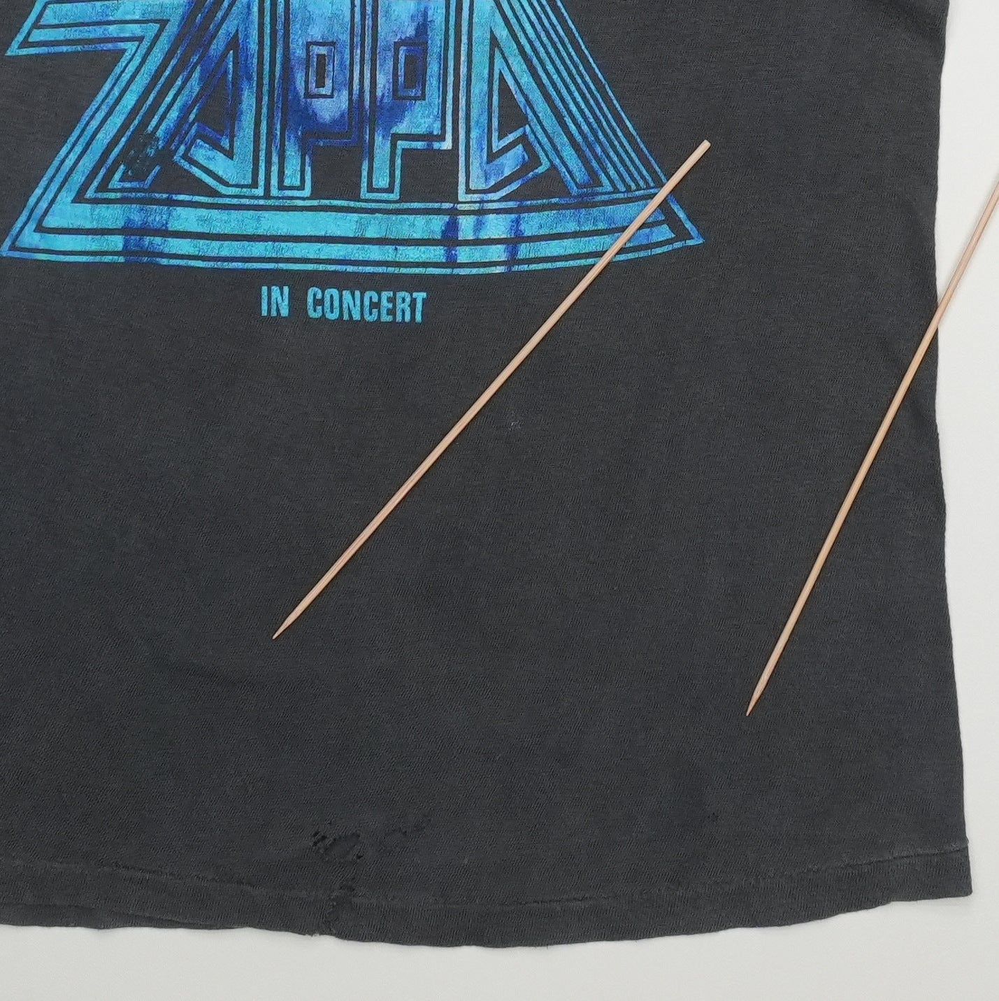 1980s Frank Zappa In Concert Shirt Detail 5