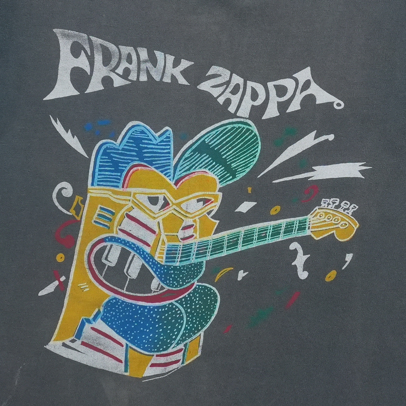 1980s Frank Zappa Shirt Detail 1