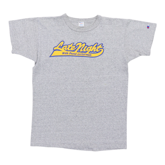 1980s Late Night With David Letterman Champion Shirt