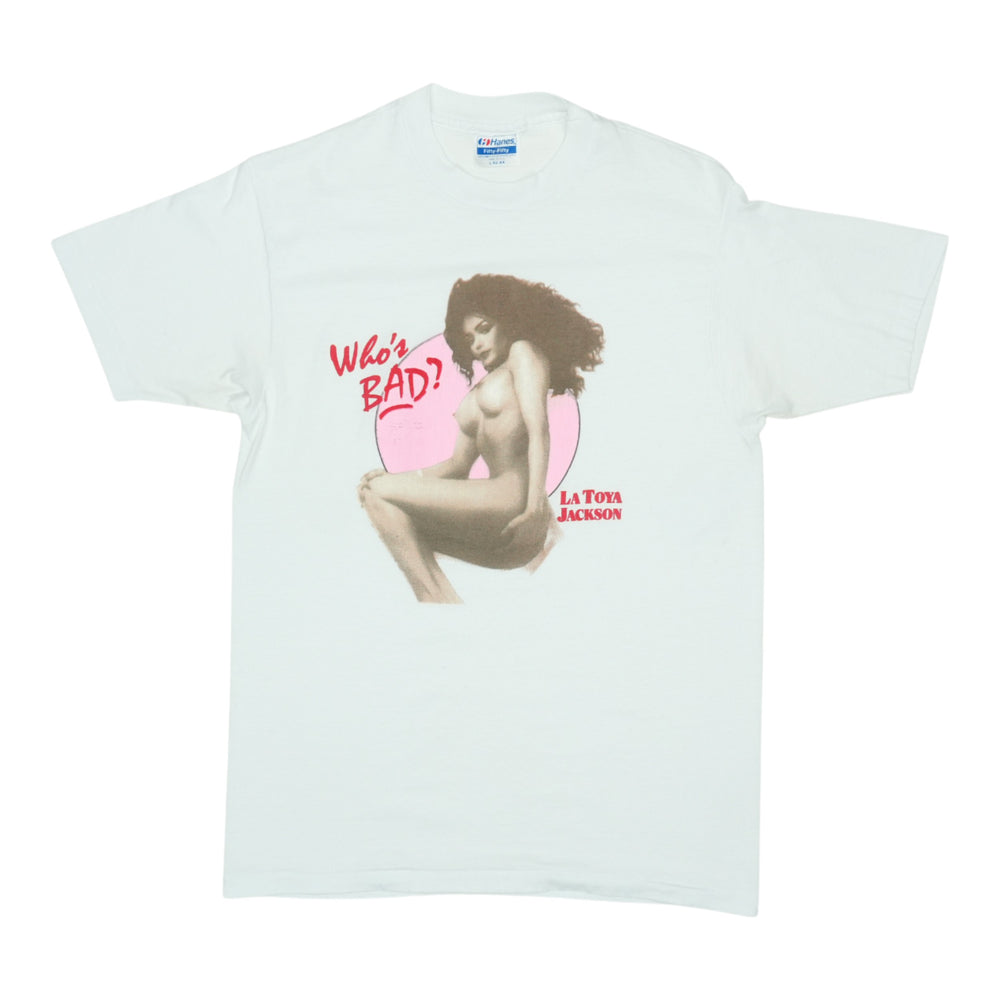 1980s Laytoya Jackson Who's Bad Shirt